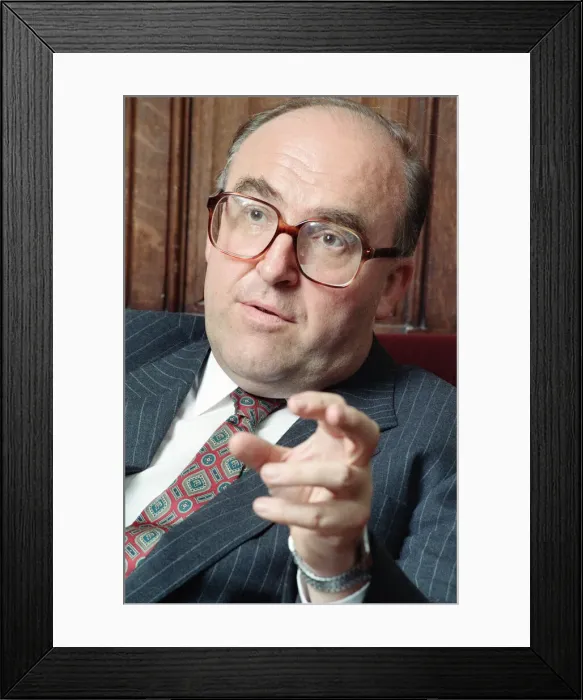 Framed Print : John Smith, the new leader of the Labour Party, in his office at Parliament Framed Print : John Smith, the new leader of the Labour Party, in his office at Parliament