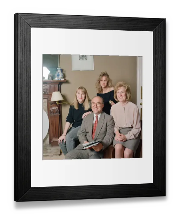 Framed Print : Shadow Chancellor of the Exchequer John Smith MP at home in Edinburgh with his family Framed Print : Shadow Chancellor of the Exchequer John Smith MP at home in Edinburgh with his family
