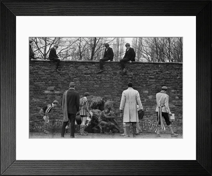 Framed Print : The Wall Game played at Eton College. Near Windsor in Berkshire. 26th November 1966 Framed Print : The Wall Game played at Eton College. Near Windsor in Berkshire. 26th November 1966