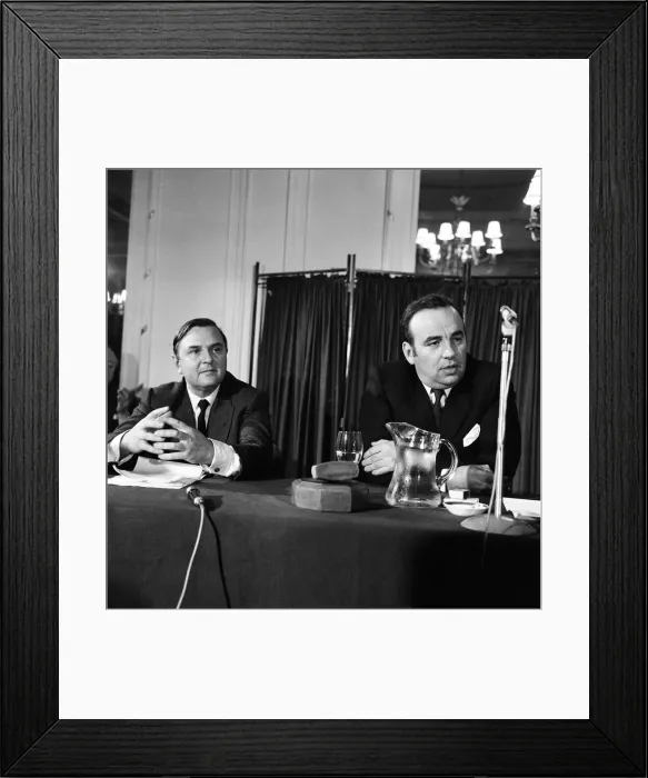 Framed Print : Rupert Murdoch, News of the World takeover bid. 24th October 1968 Framed Print : Rupert Murdoch, News of the World takeover bid. 24th October 1968