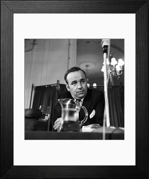 Framed Print : Rupert Murdoch, News of the World takeover bid. 24th October 1968 Framed Print : Rupert Murdoch, News of the World takeover bid. 24th October 1968