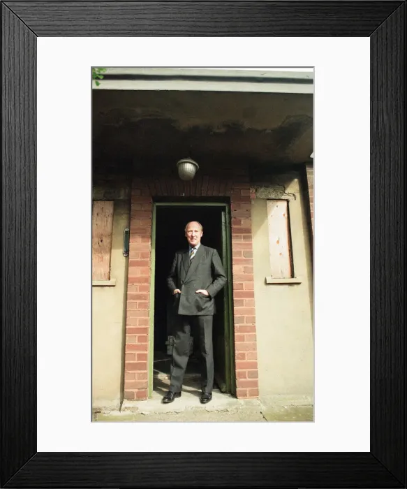 Framed Print : Air Vice Marshal Sandy Hunter seen here at the entrance to the nuclear bunker at Kenton Framed Print : Air Vice Marshal Sandy Hunter seen here at the entrance to the nuclear bunker at Kenton