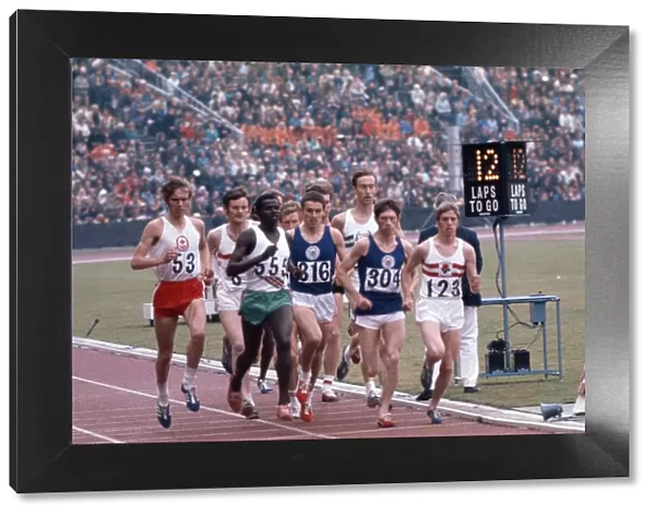 The Commonwealth Games. The mens 5000 meters, Ian Stewart (316