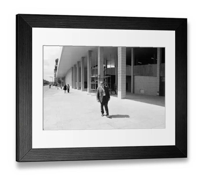 Framed Print : Brian Morrison, the manager of the new multi-million pound Cleveland Centre Framed Print : Brian Morrison, the manager of the new multi-million pound Cleveland Centre