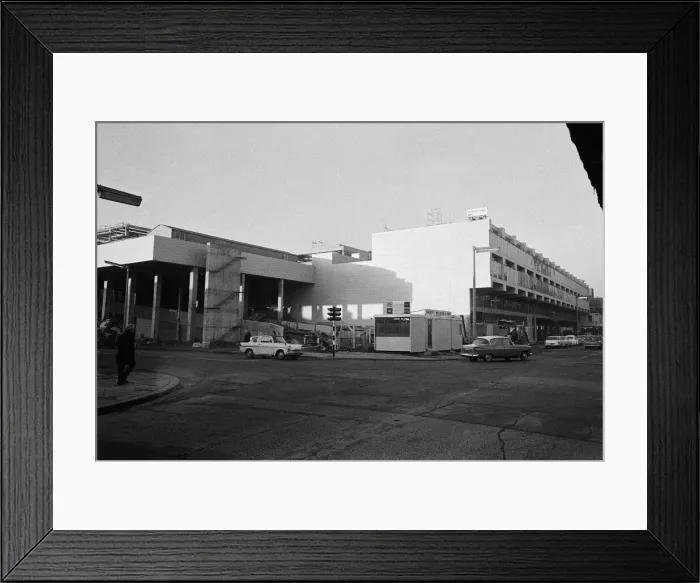 Framed Print : Construction of the Cleveland Centre, Middlesbrough. 1972 Framed Print : Construction of the Cleveland Centre, Middlesbrough. 1972