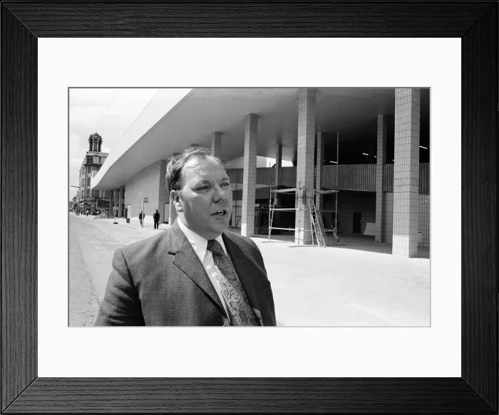 Framed Print : Brian Morrison, the manager of the new multi-million pound Cleveland Centre Framed Print : Brian Morrison, the manager of the new multi-million pound Cleveland Centre