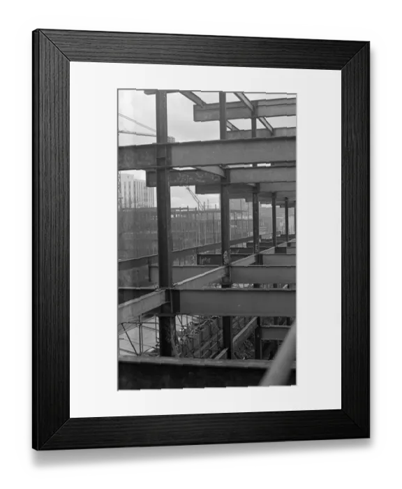 Framed Print : Construction of the Cleveland Centre, Middlesbrough. 1971 Framed Print : Construction of the Cleveland Centre, Middlesbrough. 1971