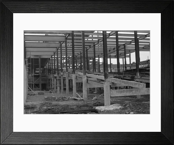 Framed Print : Construction of the Cleveland Centre, Middlesbrough. 1971 Framed Print : Construction of the Cleveland Centre, Middlesbrough. 1971