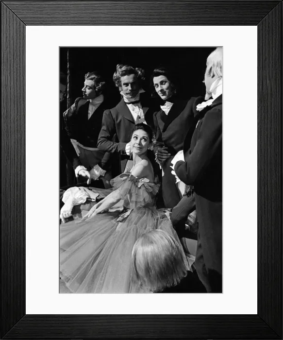 Framed Print : Margot Fonteyn during the press call for the Royal Ballets latest production Marguerite Framed Print : Margot Fonteyn during the press call for the Royal Ballets latest production Marguerite
