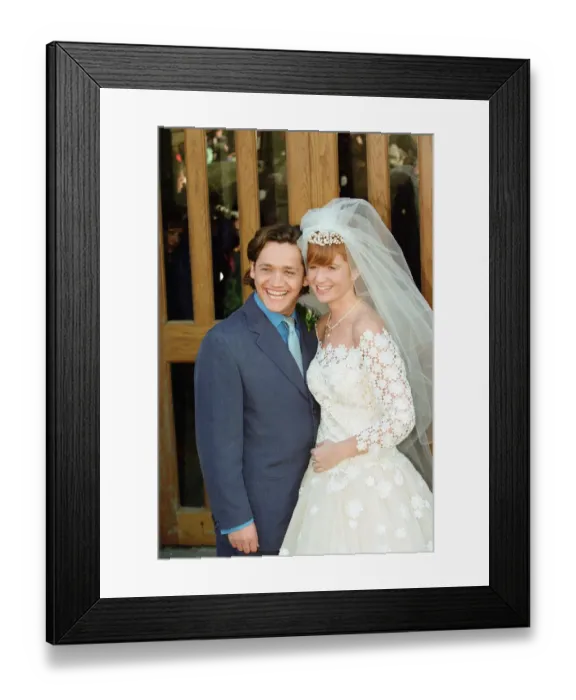 Framed Print : The cast of EastEnders filming scenes for the wedding of characters Ricky Butcher Framed Print : The cast of EastEnders filming scenes for the wedding of characters Ricky Butcher