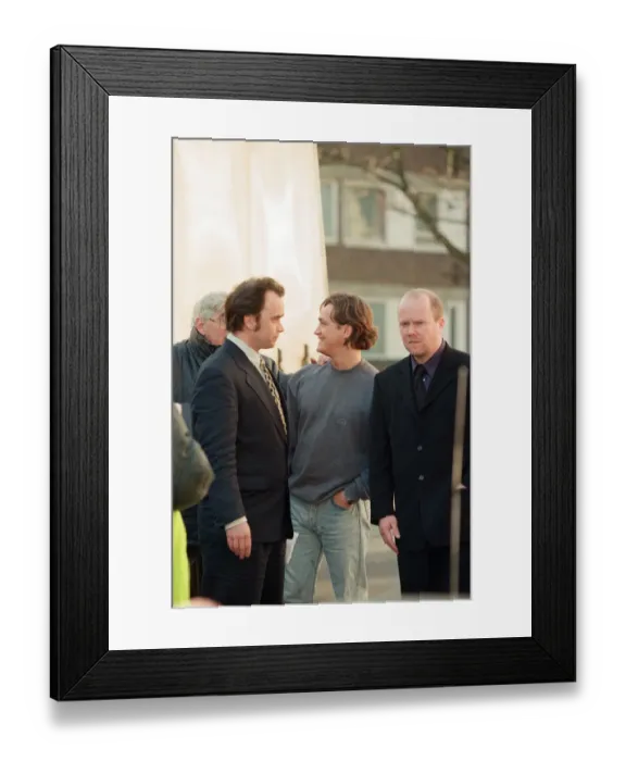 Framed Print : The cast of EastEnders filming scenes for the wedding of characters Ricky Butcher Framed Print : The cast of EastEnders filming scenes for the wedding of characters Ricky Butcher
