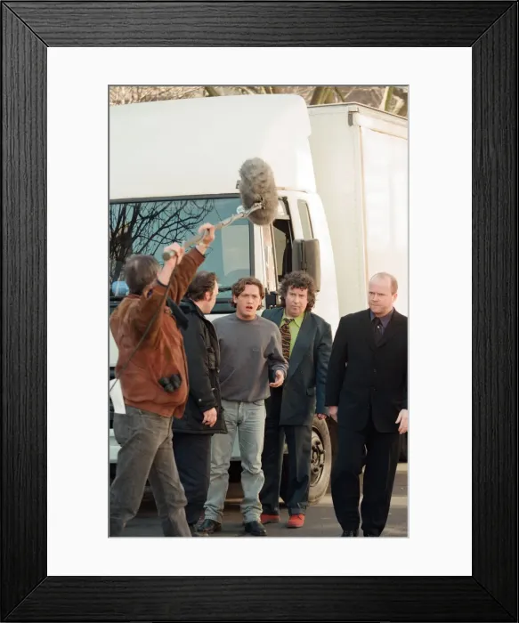 Framed Print : The cast of EastEnders filming scenes for the wedding of characters Ricky Butcher Framed Print : The cast of EastEnders filming scenes for the wedding of characters Ricky Butcher