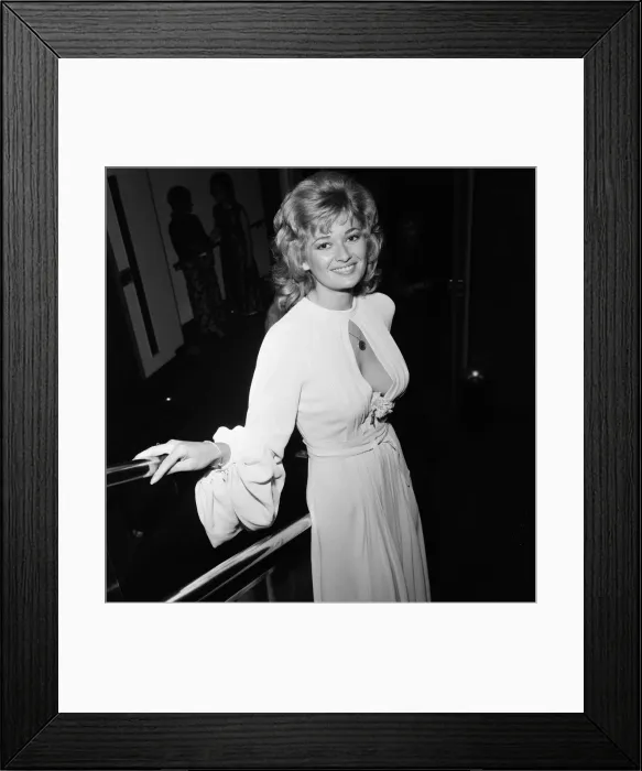 Framed Print : Actress Stephanie Beacham attends the premiere of The Nightcomers Framed Print : Actress Stephanie Beacham attends the premiere of The Nightcomers