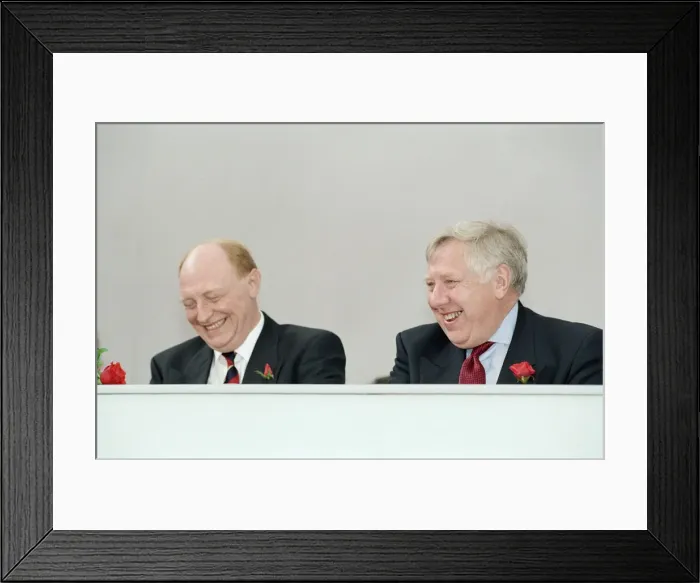Framed Print : 1992 Labour Party leadership election. John Smith. Neil Kinnock and Roy Hattersley Framed Print : 1992 Labour Party leadership election. John Smith. Neil Kinnock and Roy Hattersley