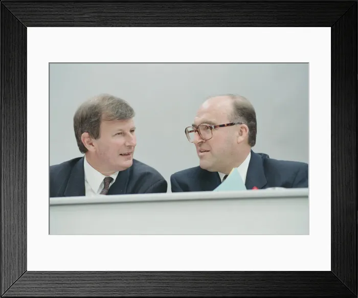 Framed Print : 1992 Labour Party leadership election. John Smith. Bryan Gould and John Smith Framed Print : 1992 Labour Party leadership election. John Smith. Bryan Gould and John Smith