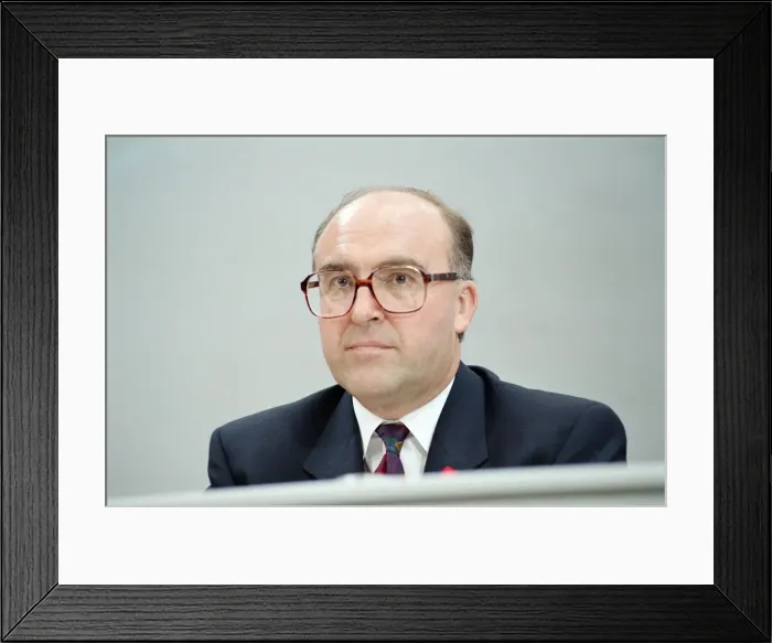Framed Print : 1992 Labour Party leadership election. John Smith. 10th July 1992