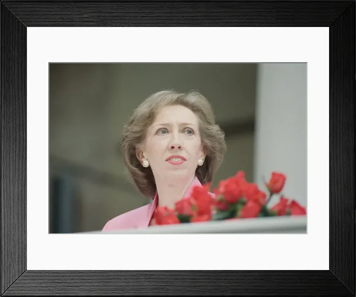 Framed Print : 1992 Labour Party leadership election. Margaret Beckett. 10th July 1992 Framed Print : 1992 Labour Party leadership election. Margaret Beckett. 10th July 1992