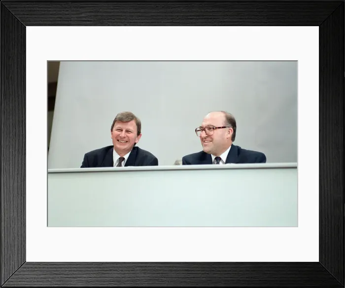Framed Print : 1992 Labour Party leadership election. John Smith. Bryan Gould and John Smith Framed Print : 1992 Labour Party leadership election. John Smith. Bryan Gould and John Smith