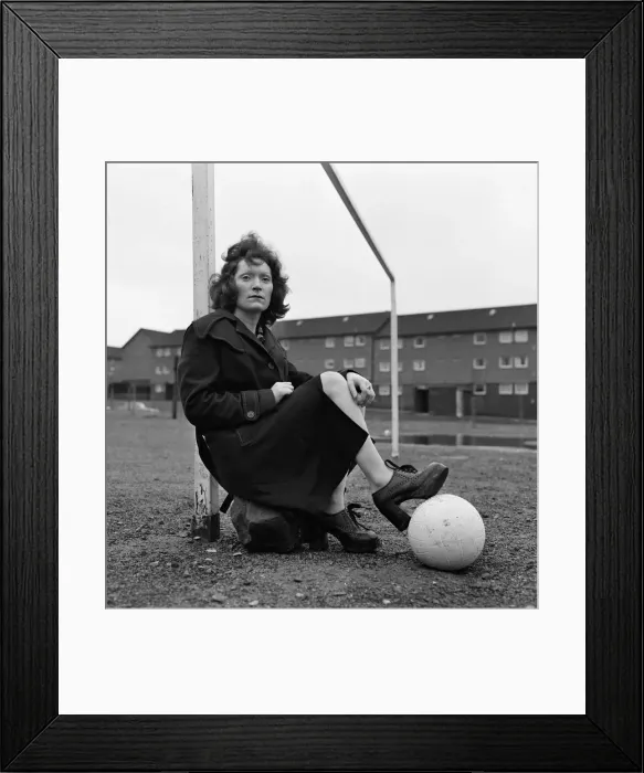 Framed Print : Scotland Ladies football star Edna Neillis has been informed by the Ladies Football