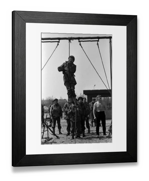 Framed Print : The filming of A Bridge Too Far'in Deventer, Holland. 10th May 1976