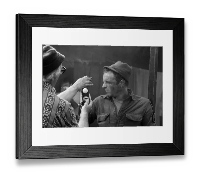 Framed Print : The filming of A Bridge Too Far'in Deventer, Holland