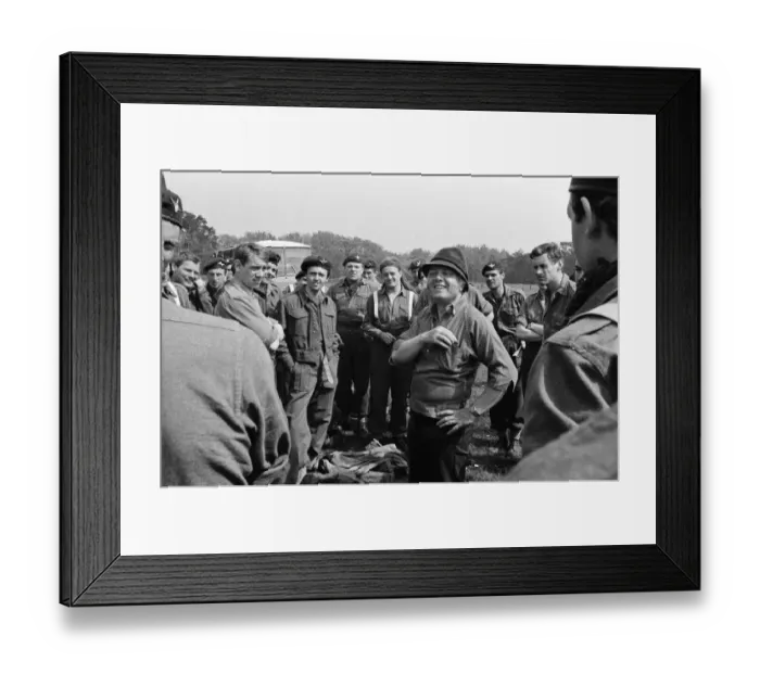 Framed Print : The filming of A Bridge Too Far'in Deventer, Holland Framed Print : The filming of A Bridge Too Far'in Deventer, Holland