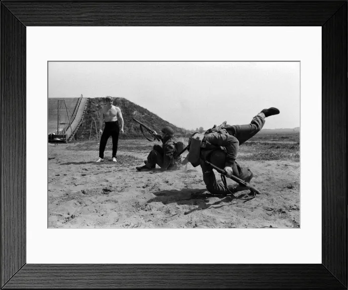 Framed Print : The filming of A Bridge Too Far'in Deventer, Holland. 10th May 1976 Framed Print : The filming of A Bridge Too Far'in Deventer, Holland. 10th May 1976