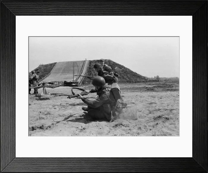 Framed Print : The filming of A Bridge Too Far'in Deventer, Holland. 10th May 1976 Framed Print : The filming of A Bridge Too Far'in Deventer, Holland. 10th May 1976