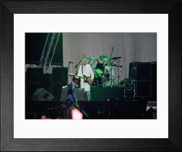 Framed Print : Reading 1992 revisited - 30th August 1992 - Nirvana headlining - Kurt Cobain - Copyright Framed Print : Reading 1992 revisited - 30th August 1992 - Nirvana headlining - Kurt Cobain - Copyright