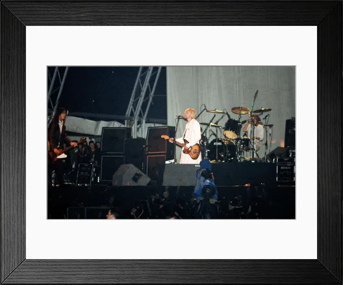 Framed Print : Reading 1992 revisited - 30th August 1992 - Nirvana headlining - Kurt Cobain - Copyright Framed Print : Reading 1992 revisited - 30th August 1992 - Nirvana headlining - Kurt Cobain - Copyright
