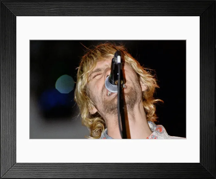 Framed Print : Reading 1992 revisited - 30th August 1992 - Nirvana headlining - Kurt Cobain - Copyright Framed Print : Reading 1992 revisited - 30th August 1992 - Nirvana headlining - Kurt Cobain - Copyright