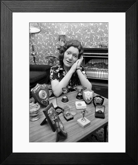 Framed Print : Scotland Ladies football star Edna Neillis has been informed by the Ladies Football