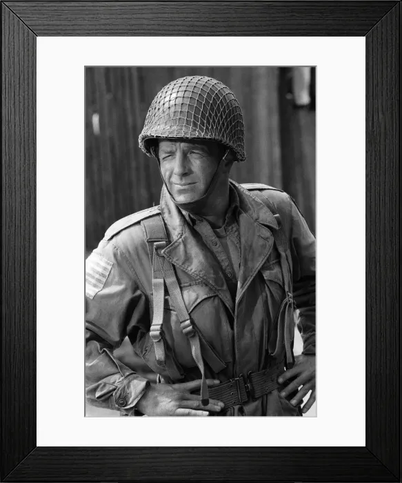 Framed Print : The filming of A Bridge Too Far'in Deventer, Holland