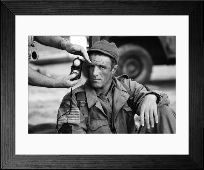 Framed Print : The filming of A Bridge Too Far'in Deventer, Holland