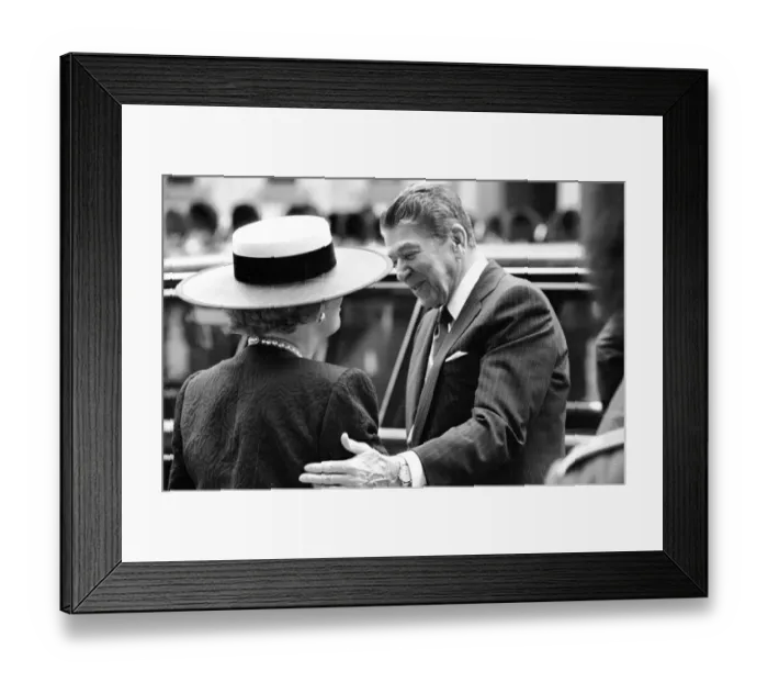 Framed Print : Margaret Thatcher, Prime Minister of the UK with Ronald Reagan, president of the USA Framed Print : Margaret Thatcher, Prime Minister of the UK with Ronald Reagan, president of the USA