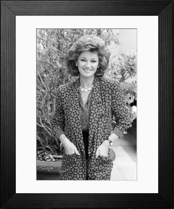 Framed Print : Actress Stephanie Beacham. 20th January 1986