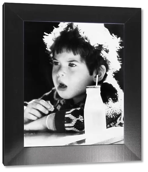 Nursery Child, Dan Jacobs with a bottle of milk, September 1978