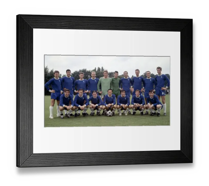 Framed Print : Chelsea pose for a team group photograph at their training ground They are back Framed Print : Chelsea pose for a team group photograph at their training ground They are back