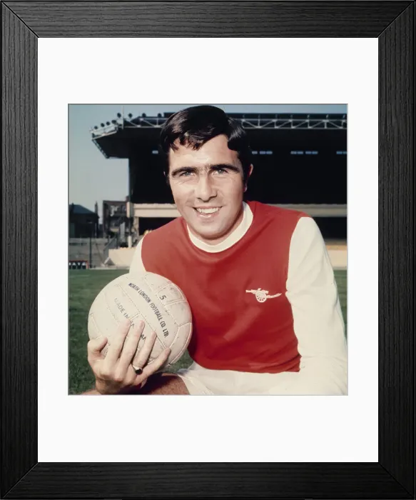 Framed Print : Arsenal footballer Bobby Gould at Highbury August 1969 Framed Print : Arsenal footballer Bobby Gould at Highbury August 1969