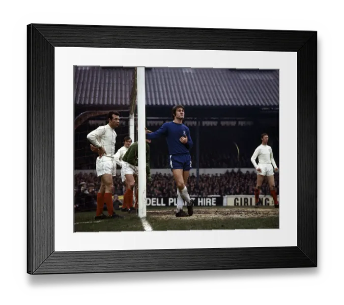 Framed Print : English League Division One match at Stamford Bridge Chelsea v Leeds United