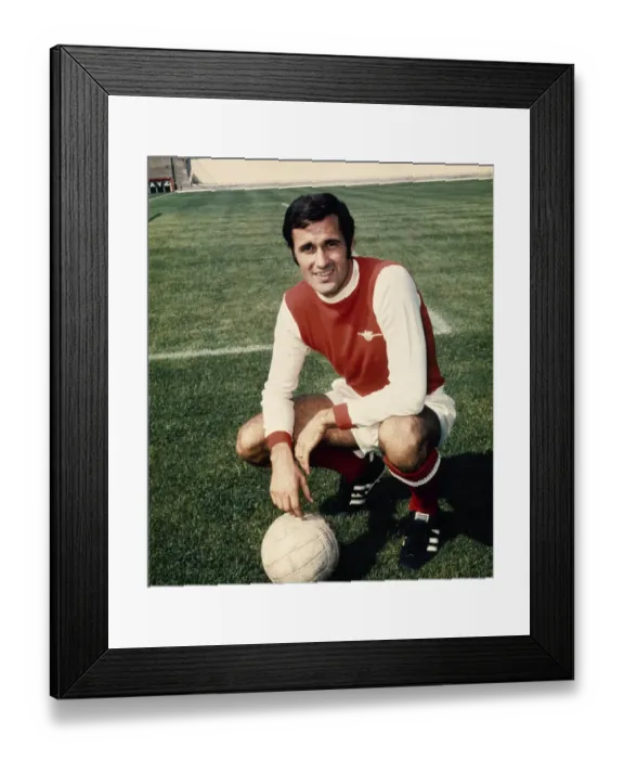 Framed Print : Arsenal footballer George Graham at Highbury August 1969
