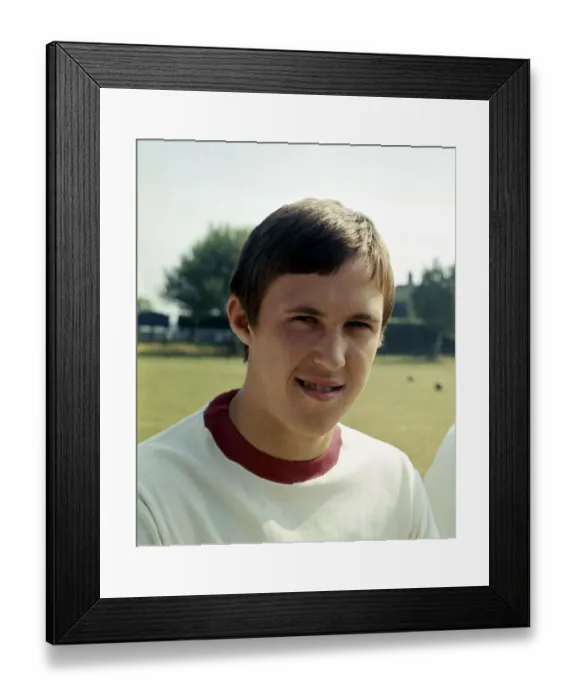 Framed Print : Northampton Town footballer Phil Neal July 1969 Framed Print : Northampton Town footballer Phil Neal July 1969
