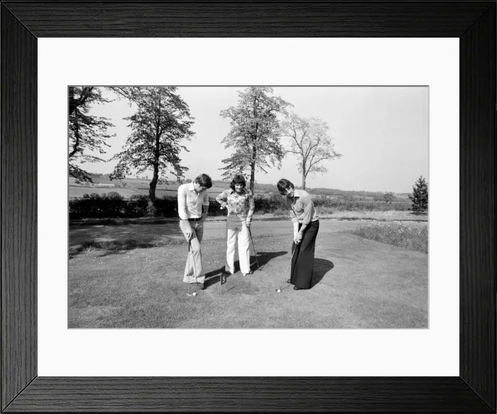 Framed Print : England Squad playing golf before one of their international matches Framed Print : England Squad playing golf before one of their international matches