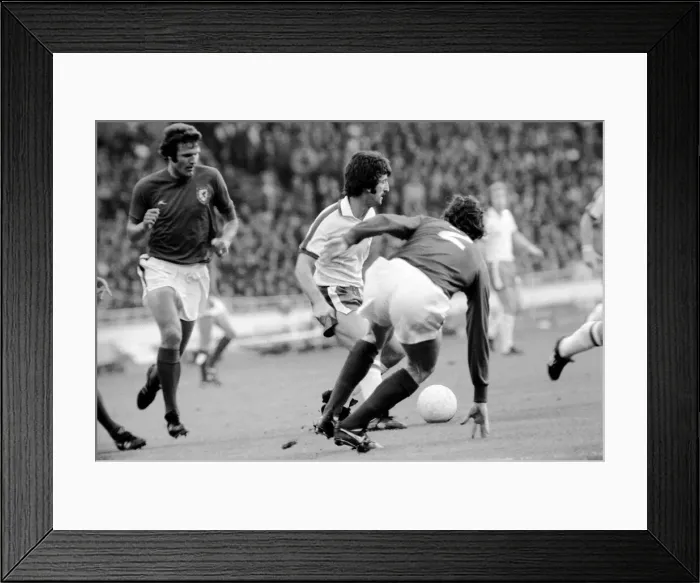 Framed Print : International Home Championship at Wembley. England 2 v Wales 2 Framed Print : International Home Championship at Wembley. England 2 v Wales 2