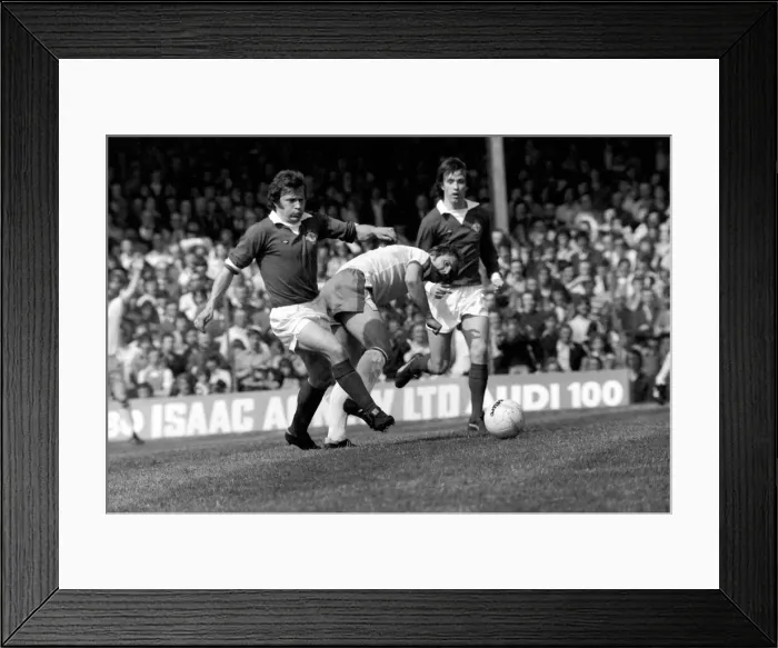 Framed Print : Home International match at Windsor Park. Northern Ireland 0 v England 0 Action Framed Print : Home International match at Windsor Park. Northern Ireland 0 v England 0 Action