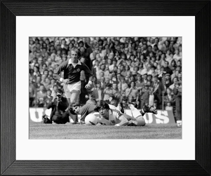 Framed Print : Home International match at Windsor Park. Northern Ireland 0 v England 0 Framed Print : Home International match at Windsor Park. Northern Ireland 0 v England 0