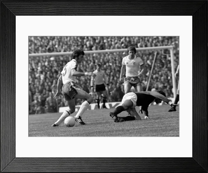 Framed Print : Home International match at Windsor Park. Northern Ireland 0 v England 0 Colin Bell Framed Print : Home International match at Windsor Park. Northern Ireland 0 v England 0 Colin Bell