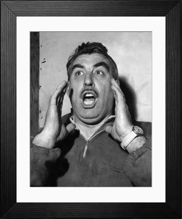 Framed Print : Doncaster R. L. Bryn Goldswain in sgt. major attitude during training Framed Print : Doncaster R. L. Bryn Goldswain in sgt. major attitude during training