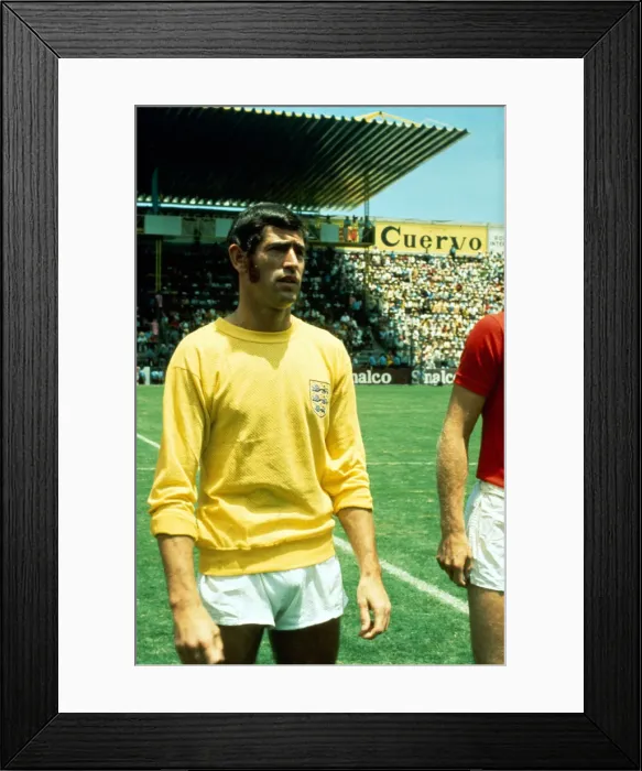 Framed Print : World Cup Quarter Final match in Leon, Mexico England 2 v West Germany 3 after Framed Print : World Cup Quarter Final match in Leon, Mexico England 2 v West Germany 3 after