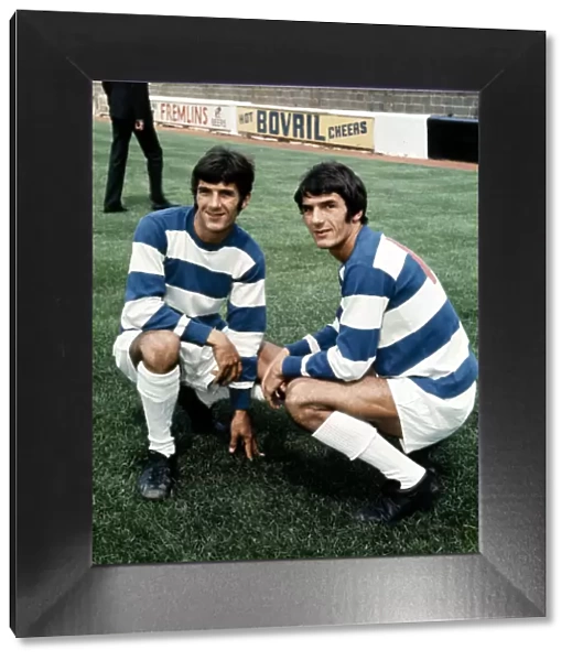 Footballer brothers Roger and Ian Morgan of Queens Park Rangers July 1968